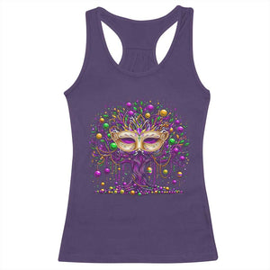 Mardi Gras Bead Tree Racerback Tank Top New Orleans Festival TS10 Purple Print Your Wear