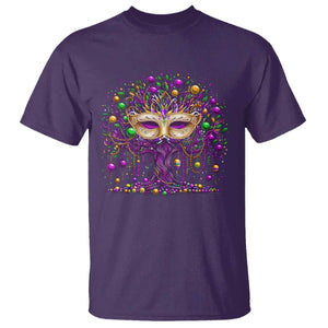 Mardi Gras Bead Tree T Shirt New Orleans Festival TS10 Purple Print Your Wear
