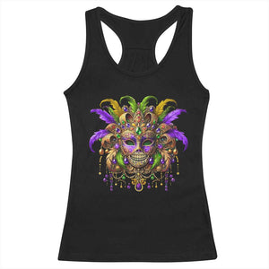 Mardi Gras Costume Sugar Skull Racerback Tank Top Carnival New Orleans Trip TS10 Black Print Your Wear