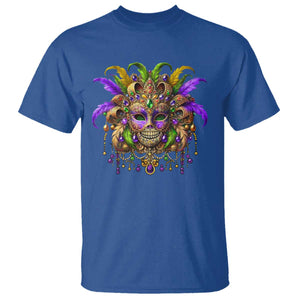 Mardi Gras Costume Sugar Skull T Shirt Carnival New Orleans Trip TS10 Royal Blue Print Your Wear