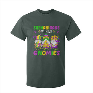 Carnival Mardi Gras T Shirt For Kid Leopard Gnomes New Orleans Trip TS10 Dark Forest Green Print Your Wear