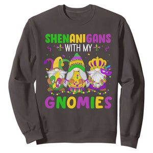 Carnival Mardi Gras Sweatshirt Leopard Gnomes New Orleans Trip TS10 Dark Chocolate Print Your Wear