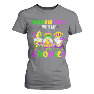 Carnival Mardi Gras T Shirt For Women Leopard Gnomes New Orleans Trip TS10 Charcoal Print Your Wear