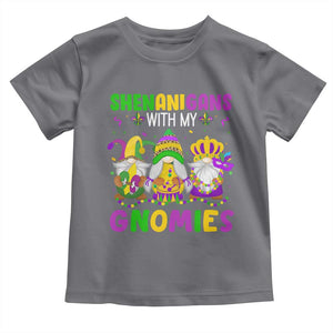 Carnival Mardi Gras Toddler T Shirt Leopard Gnomes New Orleans Trip TS10 Charcoal Print Your Wear