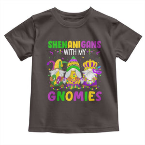 Carnival Mardi Gras Toddler T Shirt Leopard Gnomes New Orleans Trip TS10 Dark Chocolate Print Your Wear