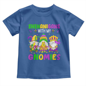 Carnival Mardi Gras Toddler T Shirt Leopard Gnomes New Orleans Trip TS10 Royal Blue Print Your Wear
