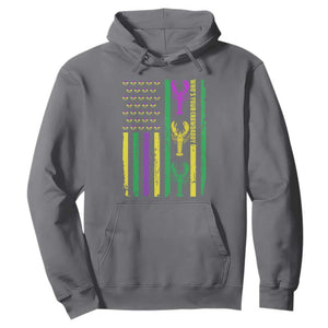 Funny Mardi Gras Crawfish Hoodie Whos Your Crawdaddy USA American Flag Carnival TS10 Charcoal Print Your Wear