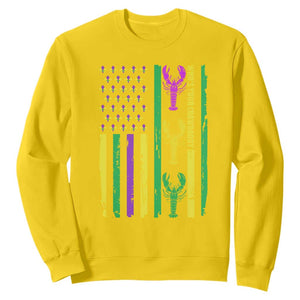 Funny Mardi Gras Crawfish Sweatshirt Whos Your Crawdaddy USA American Flag Carnival TS10 Daisy Print Your Wear