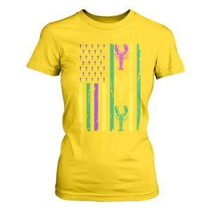 Funny Mardi Gras Crawfish T Shirt For Women Whos Your Crawdaddy USA American Flag Carnival TS10 Daisy Print Your Wear
