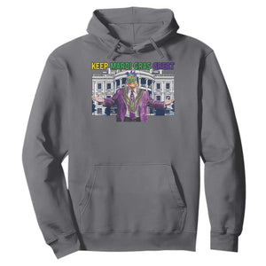 Trump Mardi Gras Hoodie Carnival New Orleans Trip Parade Outfit TS10 Charcoal Print Your Wear