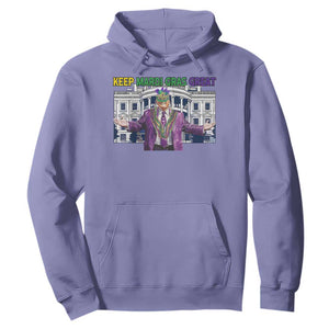 Trump Mardi Gras Hoodie Carnival New Orleans Trip Parade Outfit TS10 Violet Print Your Wear