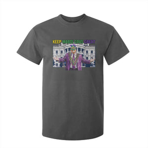 Trump Mardi Gras T Shirt For Kid Carnival New Orleans Trip Parade Outfit TS10 Dark Heather Print Your Wear