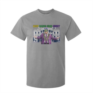 Trump Mardi Gras T Shirt For Kid Carnival New Orleans Trip Parade Outfit TS10 Sport Gray Print Your Wear