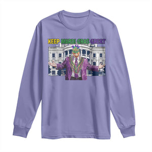 Trump Mardi Gras Long Sleeve Shirt Carnival New Orleans Trip Parade Outfit TS10 Violet Print Your Wear