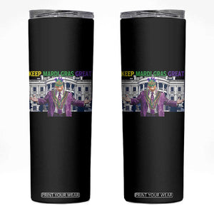 Trump Mardi Gras Skinny Tumbler Carnival New Orleans Trip Parade Outfit TS10 Black Print Your Wear