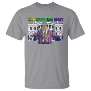 Trump Mardi Gras T Shirt Carnival New Orleans Trip Parade Outfit TS10 Sport Gray Print Your Wear