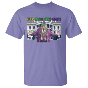 Trump Mardi Gras T Shirt Carnival New Orleans Trip Parade Outfit TS10 Violet Print Your Wear