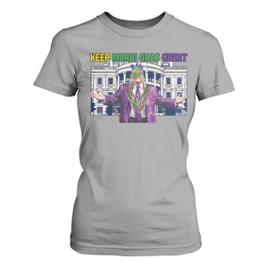Trump Mardi Gras T Shirt For Women Carnival New Orleans Trip Parade Outfit TS10 Sport Gray Print Your Wear