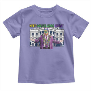 Trump Mardi Gras Toddler T Shirt Carnival New Orleans Trip Parade Outfit TS10 Violet Print Your Wear