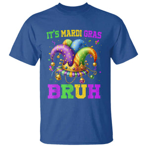 Bruh Mardi Gras T Shirt Jester Outfit Teens Boys Kids Mardi Gras TS10 Royal Blue Print Your Wear