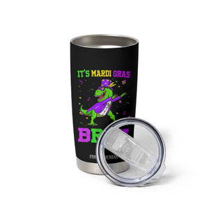 Bruh Mardi Gras Tumbler Cup Dinosaur Meme New Orleans Party Custume Beads TS10 Print Your Wear