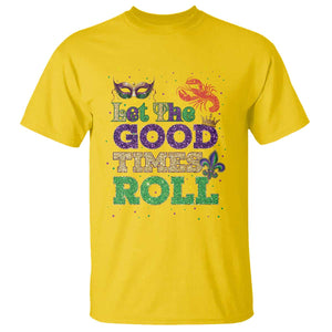 Mardi Gras T Shirt Let The Good Times Roll Glitter Print TS10 Daisy Print Your Wear