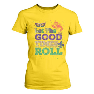 Mardi Gras T Shirt For Women Let The Good Times Roll Glitter Print TS10 Daisy Print Your Wear