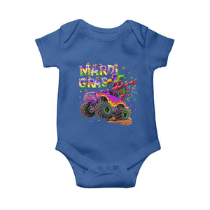 Mardi Gras Baby Onesie Dabbing Crawfish Monster Truck TS10 Royal Blue Print Your Wear