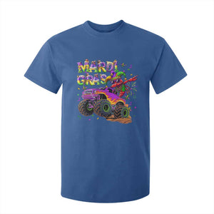 Mardi Gras T Shirt For Kid Dabbing Crawfish Monster Truck TS10 Royal Blue Print Your Wear