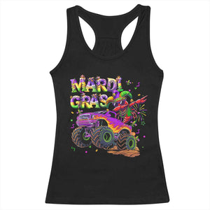 Mardi Gras Racerback Tank Top Dabbing Crawfish Monster Truck TS10 Black Print Your Wear