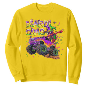 Mardi Gras Sweatshirt Dabbing Crawfish Monster Truck TS10 Daisy Print Your Wear