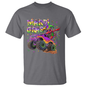 Mardi Gras T Shirt Dabbing Crawfish Monster Truck TS10 Charcoal Print Your Wear