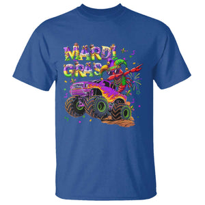 Mardi Gras T Shirt Dabbing Crawfish Monster Truck TS10 Royal Blue Print Your Wear