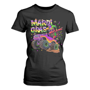 Mardi Gras T Shirt For Women Dabbing Crawfish Monster Truck TS10 Black Print Your Wear