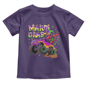 Mardi Gras Toddler T Shirt Dabbing Crawfish Monster Truck TS10 Purple Print Your Wear