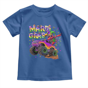 Mardi Gras Toddler T Shirt Dabbing Crawfish Monster Truck TS10 Royal Blue Print Your Wear