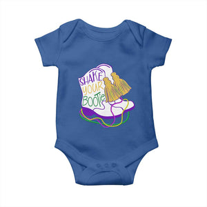 Mardi Gras Baby Onesie Shake Your Bootie Bead Boots TS10 Royal Blue Print Your Wear