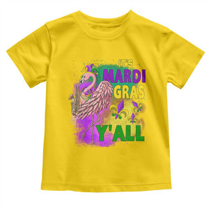 Its Mardi Gras Yall Toddler T Shirt Funny Carnival Flamingo TS10 Daisy Print Your Wear