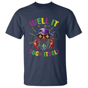 It Aint Gonna Suck Itself Crawfish Funny Mardi Gras T Shirt TS10 Navy Print Your Wear