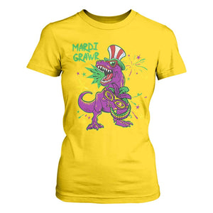 Mardi Gras Dino T Shirt For Women Toddler Kids Boys Gift Mardi Grawr TS10 Daisy Print Your Wear