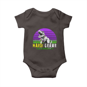 Mardi Grawr Dinosaur Baby Onesie Toddler Kids Boys Gift TS10 Dark Chocolate Print Your Wear