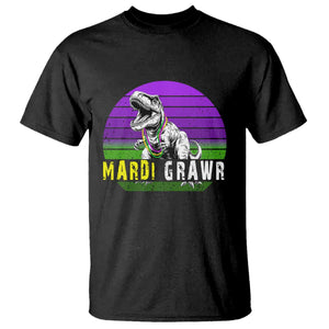 Mardi Grawr Dinosaur T Shirt Toddler Kids Boys Gift TS10 Black Print Your Wear