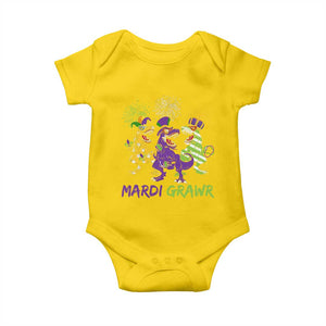 Mardi Gras Dinosaur Baby Onesie Dino Mardi Grawr Firework TS10 Daisy Print Your Wear