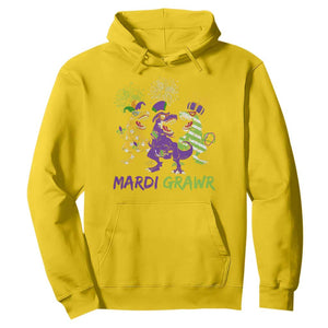 Mardi Gras Dinosaur Hoodie Dino Mardi Grawr Firework TS10 Daisy Print Your Wear