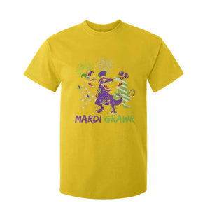 Mardi Gras Dinosaur T Shirt For Kid Dino Mardi Grawr Firework TS10 Daisy Print Your Wear
