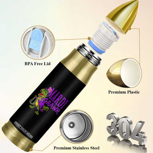 Dinosaur Mardi Gras Bullet Tumbler Funny Meme New Orleans Party Custume Beads TS10 Print Your Wear