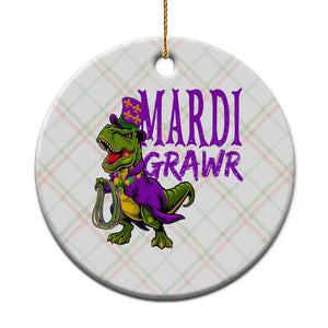 Dinosaur Mardi Gras Ceramic Ornament Funny Meme New Orleans Party Custume Beads TS10 1pc Christmas Plaid Print Your Wear