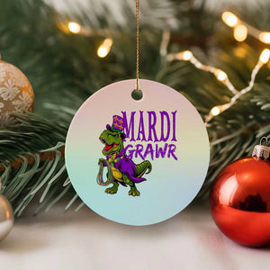 Dinosaur Mardi Gras Ceramic Ornament Funny Meme New Orleans Party Custume Beads TS10 1pc Pastel Print Your Wear