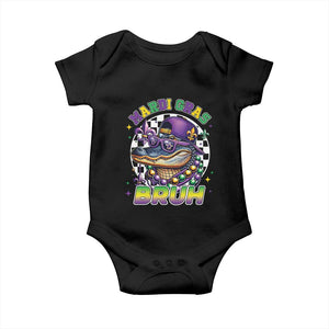 Bruh Mardi Gras Crocodile Baby Onesie Alligator Costume Teens Boys Kids TS10 Black Print Your Wear