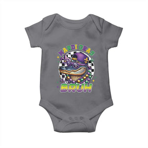 Bruh Mardi Gras Crocodile Baby Onesie Alligator Costume Teens Boys Kids TS10 Charcoal Print Your Wear